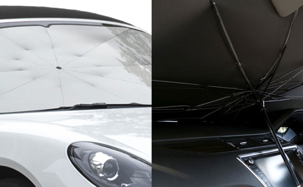Foldable Car Sunshade Umbrella – Block Heat & UV Rays Instantly!