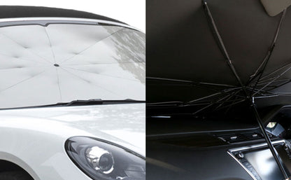 Foldable Car Sunshade Umbrella – Block Heat & UV Rays Instantly!