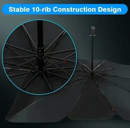 Foldable Car Sunshade Umbrella – Block Heat & UV Rays Instantly!