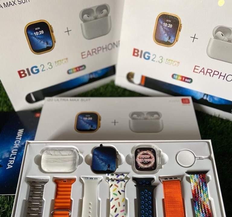 I20 Ultra Max 10 in 1 Series 7 Straps + Earbuds!