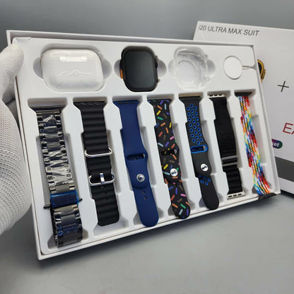 I20 Ultra Max 10 in 1 Series 7 Straps + Earbuds!